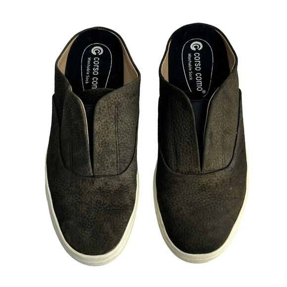 Corso Como Womens Trena Pebbled Leather Slides Mule Sneakers Size 7 - Picture 5 of 8